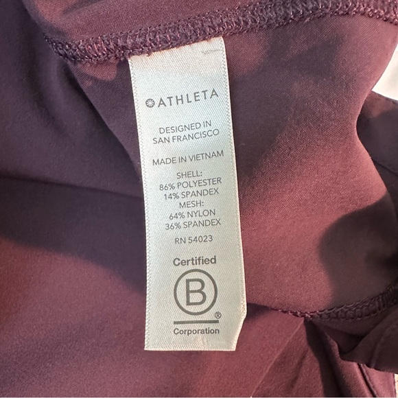 NWT! Athleta M Running Free Jacket, Purple - Picture 7 of 8